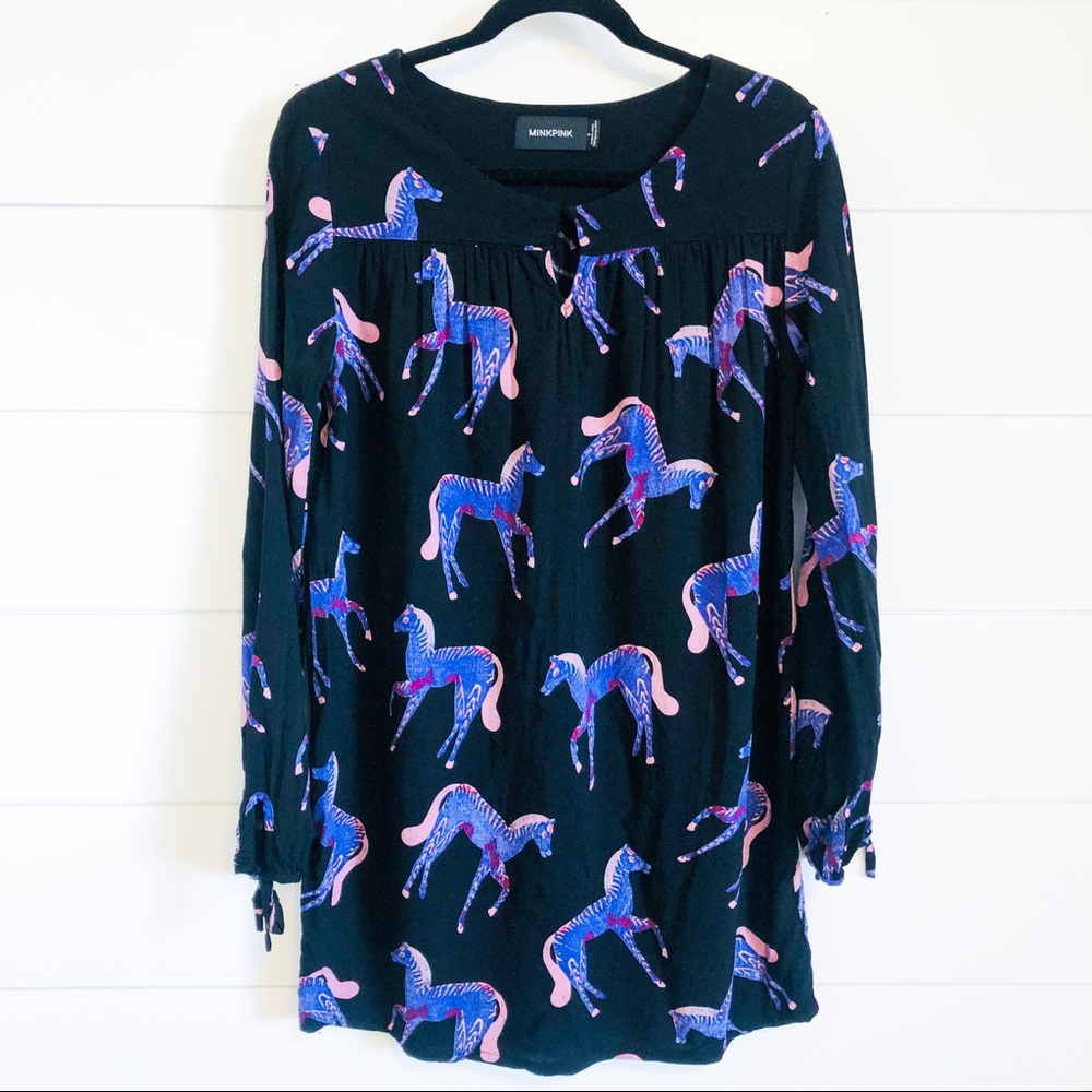🌟 3/$20 MINKPINK Horse Motif Tunic Dress